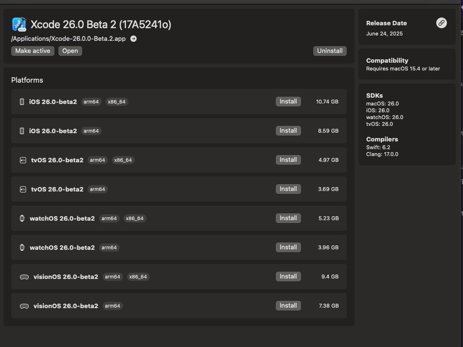This UX for multiple architectures feels wrong. Perhaps a toggle at the top? Tab between the two. Thoughts?