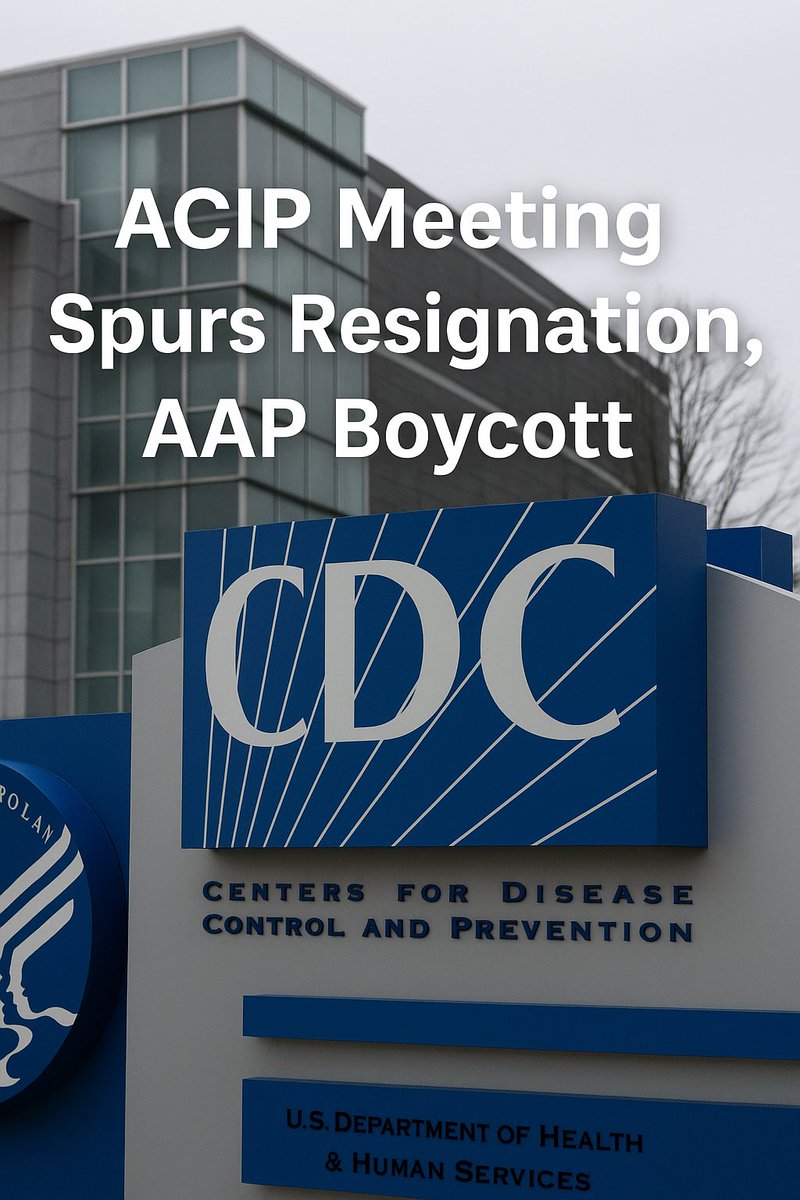 Pharmacy & Acute Care University (@pharmacyacute) on Twitter photo This week, the CDC’s Advisory Committee on Immunization Practices (ACIP) met for the first time under new leadership appointed by RFK Jr. The session was marked by disruption, resignations, and concern from key medical organizations. Here’s a breakdown: This week, the CDC’s Advisory Committee on Immunization Practices (ACIP) met for the first time under new leadership appointed by RFK Jr. The session was marked by disruption, resignations, and concern from key medical organizations. Here’s a breakdown: