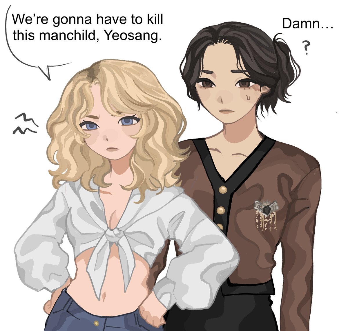 jamajays's tweet image. Sabrina Carpenter and Yeosang… two divas #artiny