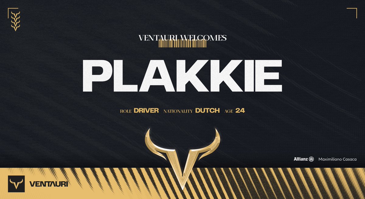 🇳🇱 | <a href="/ttm_plakkie/">PLAKKIE</a> 

Plakkie has experience at the highest level - Esports Challenger &amp; Pro Ex 2022/2023 ✨

Very excited to see him out on track repping the Ventauri tag 😮‍💨

BUT... there is still one more announcement to come tonight 👀

#VentauriVNT 💛