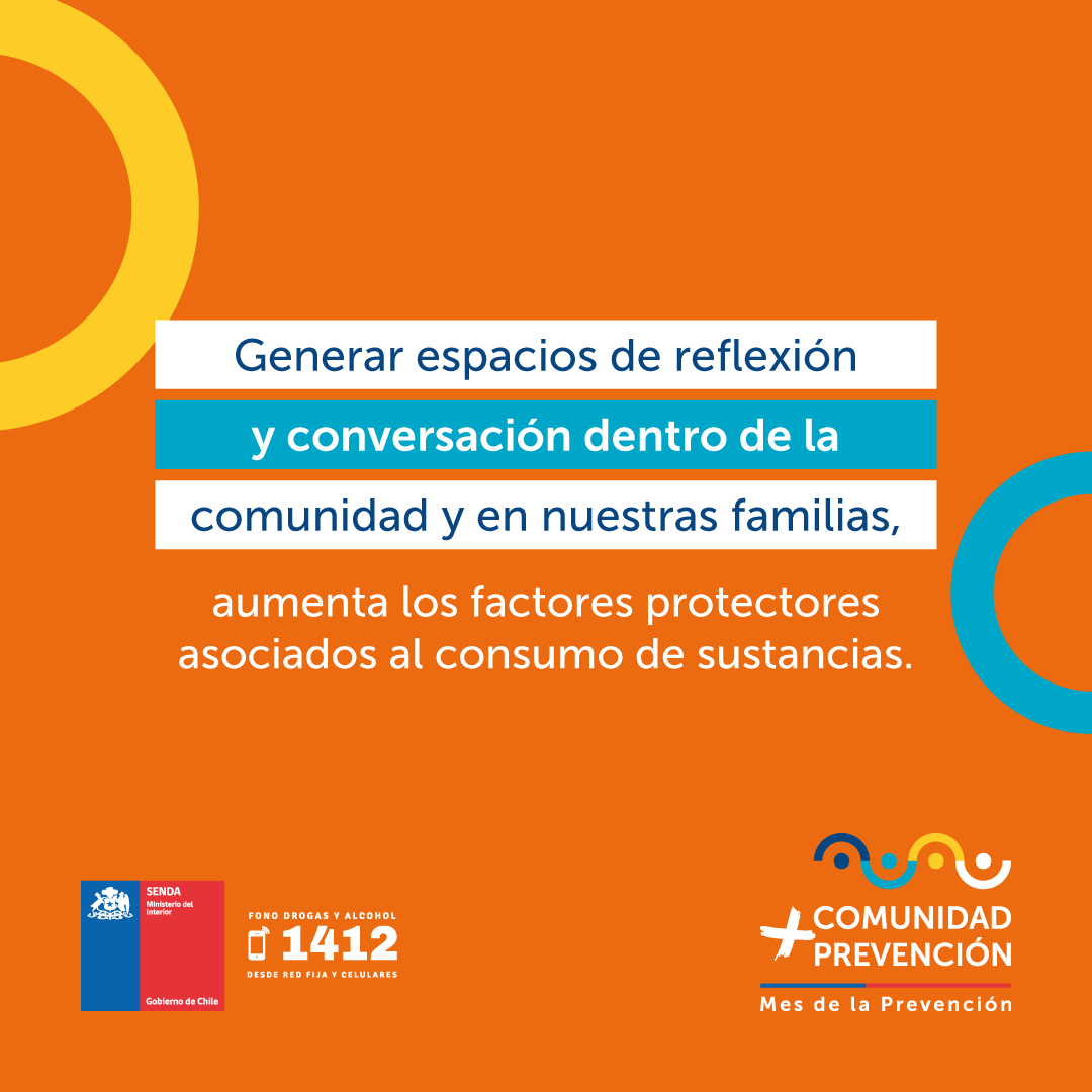 En este #MesDeLaPrevención, recuerda la importancia de crear espacios de confianza.  Niñas, niños y adolescentes necesitan sentirse apoyados por su familia y por su comunidad.

✅ senda.gob.cl/mas-comunidad-…