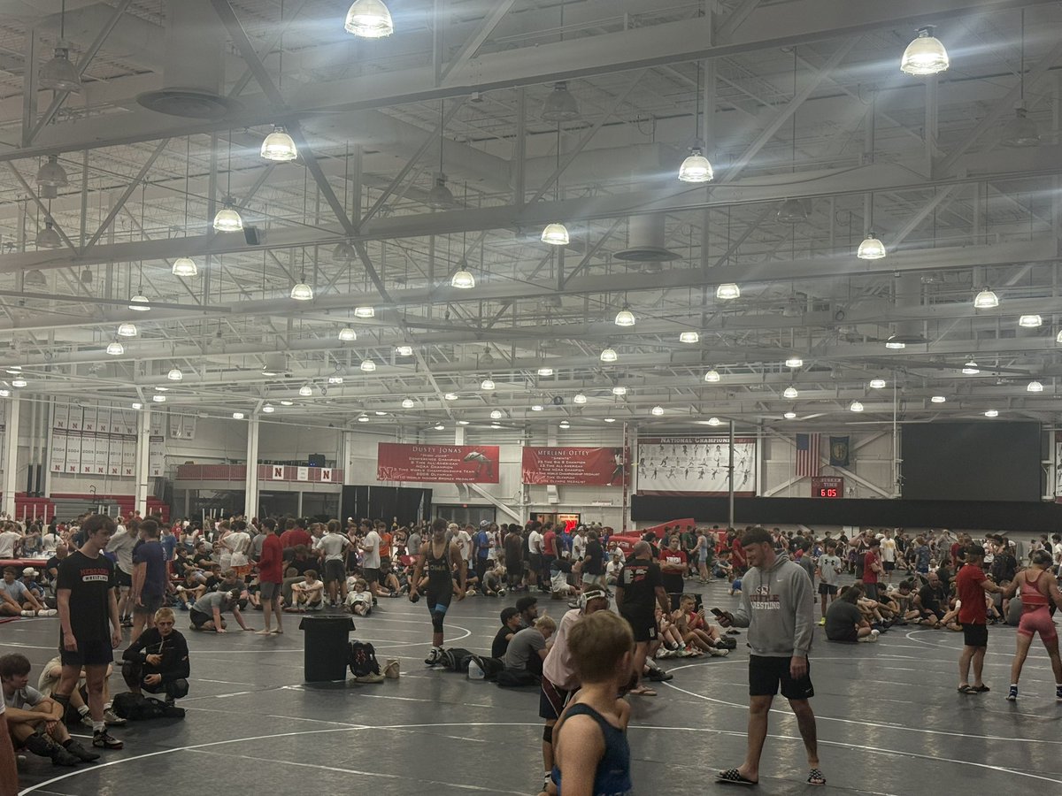 Nebraska wrestling will have 1600 wrestlers go through their camps this month. It’s really unbelievable what Mark Manning is building right now and the excitement there is for 2025-26.