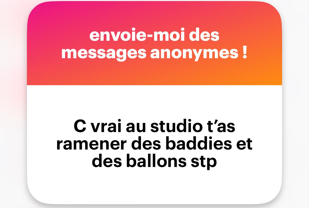 Weeee mdr en plus a cause des ballons jfaisais que de trembler j’arrivais pas a prod 😂😂😂