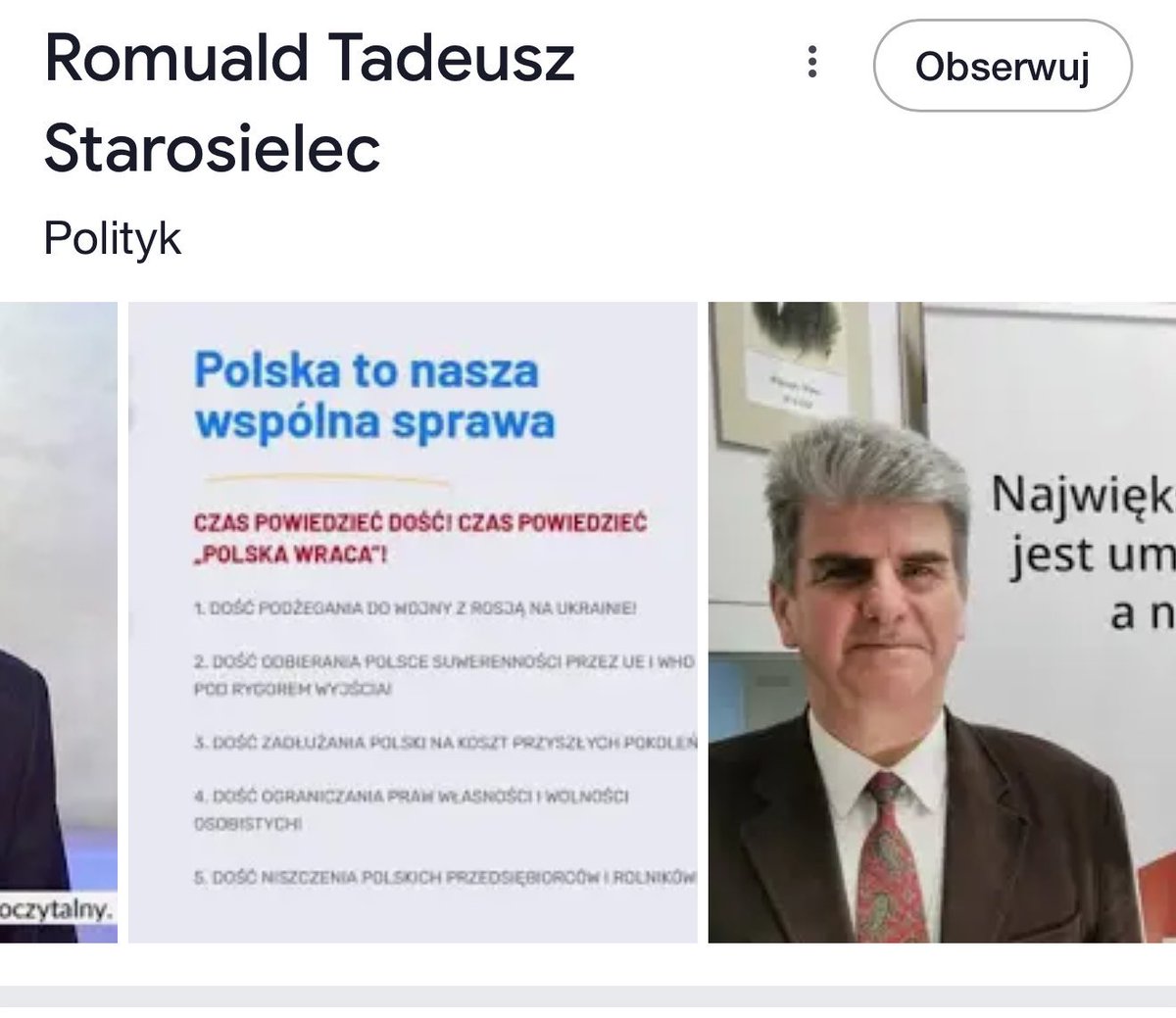 Ten Pan wystawił kilkanaście tysięcy kandydatów do Obwodowych Komisji Wyborczych. Przewodniczących miał tysiąc. Zobaczcie jego program. To jego ludzie liczyli Wasze głosy. Oczywiście wszystkich ich dał mu PiS. On sam się nie zarejestrował, bo przedstawił sfałszowane podpisy.
