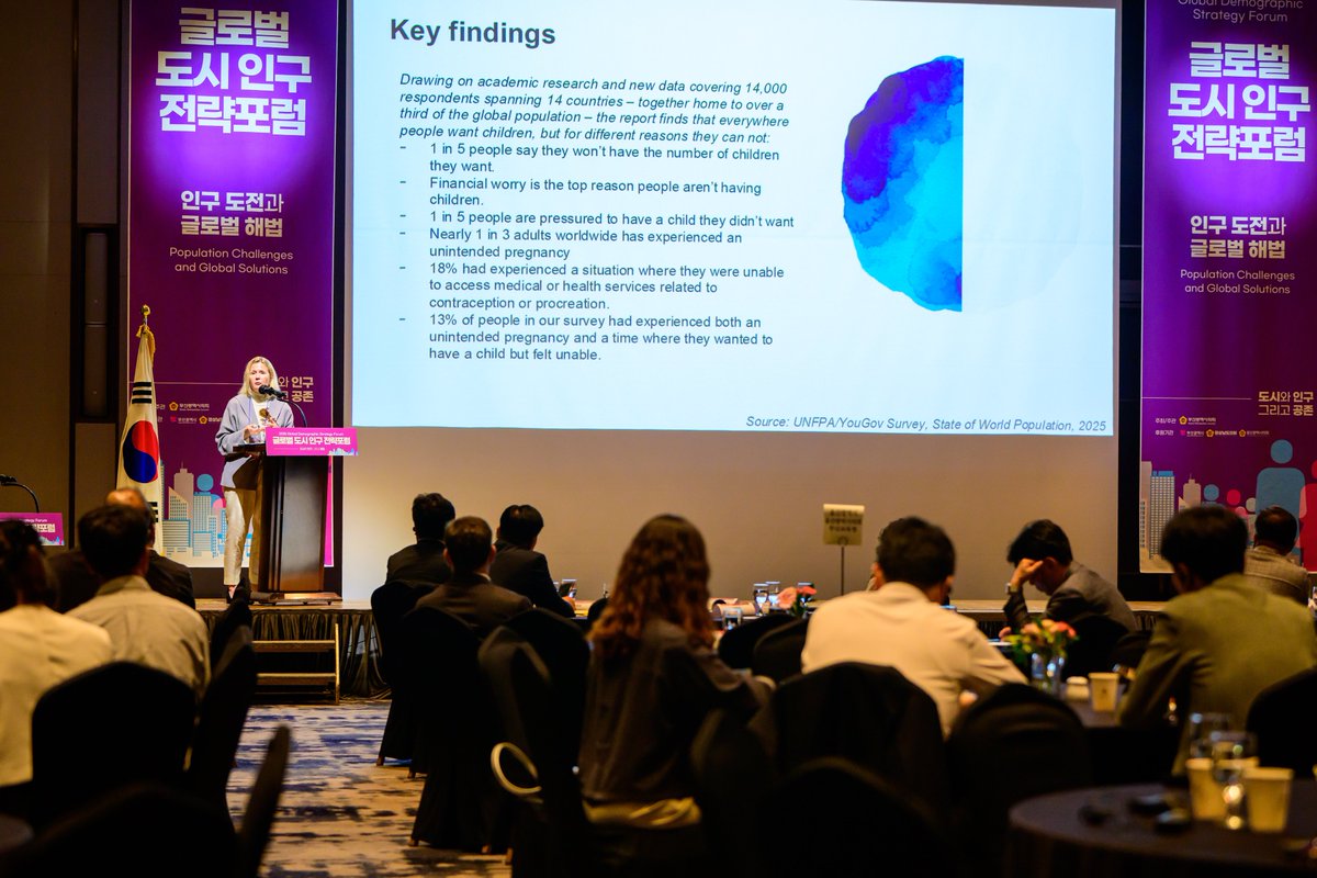 UNFPA Seoul Representation Office (@unfpaseoul) on Twitter photo 📣 It was a great honor for <a href="/UNFPASeoul/">UNFPA Seoul Representation Office</a> to participate at the #Global #Demographic #Strategy #Forum - hosted by <a href="/BusanCouncil/">부산광역시의회</a> - in #Busan. Our #Chief Dr. <a href="/AsaTorkelsson/">Asa Torkelsson UNFPA</a> presented <a href="/UNFPA/">UNFPA</a>’s newly released #SWP Report on the #fertilityCrisis, and the need for #ReproductiveAgency🗣️🌍 📣 It was a great honor for <a href="/UNFPASeoul/">UNFPA Seoul Representation Office</a> to participate at the #Global #Demographic #Strategy #Forum - hosted by <a href="/BusanCouncil/">부산광역시의회</a> - in #Busan. Our #Chief Dr. <a href="/AsaTorkelsson/">Asa Torkelsson UNFPA</a> presented <a href="/UNFPA/">UNFPA</a>’s newly released #SWP Report on the #fertilityCrisis, and the need for #ReproductiveAgency🗣️🌍