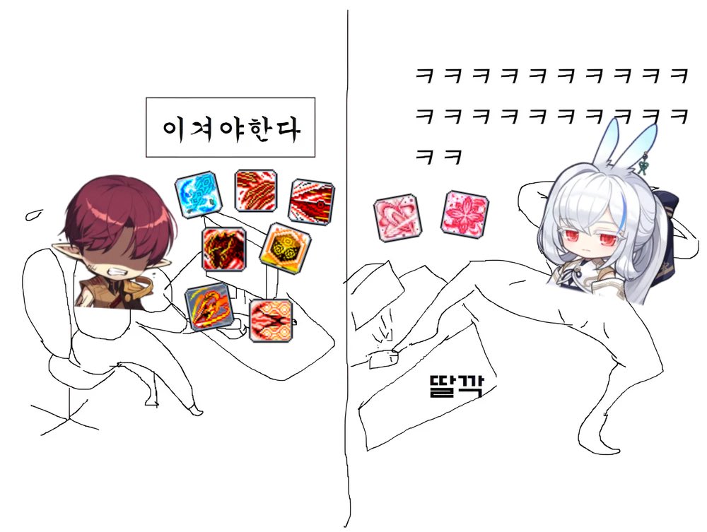 dwenjangkong003's tweet image. 아크 사냥 vs 렌 사냥