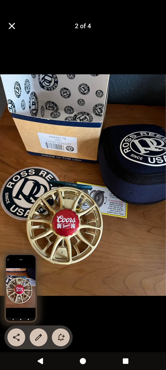 Today I bought my Dad a fly reel for our fishing trip this weekend. My Dad doesn't buy things for himself and he's been cussing at his old fly reel for the last two trips. Do you guys think this is cool?