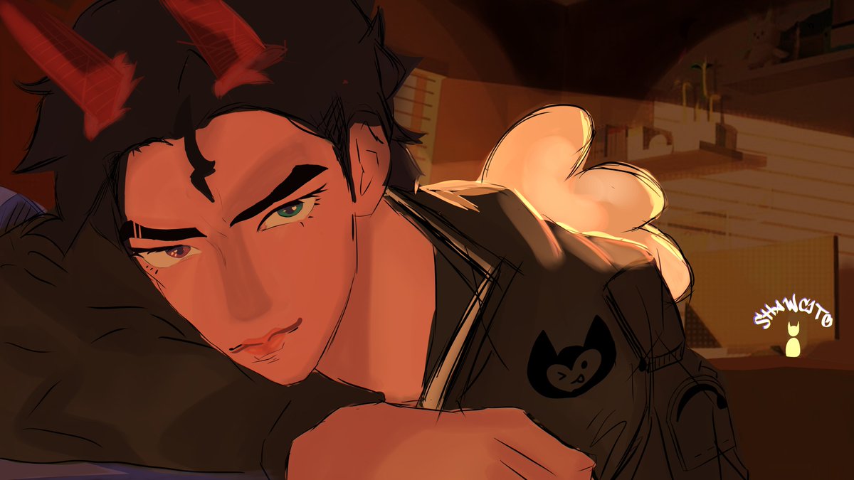 ShawcittoToo's tweet photo. Commission for @slimexman !
I really loved working on this piece — it's the first of many on #VGenComm   and I'm so happy with the little progress I've made so far.
Thank you so much for trusting me! :3 https://t.co/xGUFlbQL3O