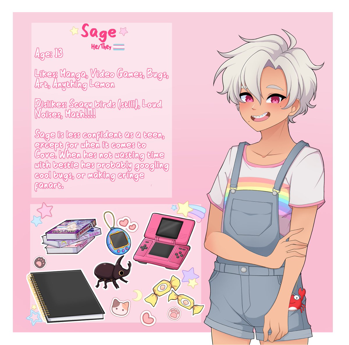 Moth_Rotted's tweet image. I finally updated my #OurLifeBeginningsAndAlways MC and decided to also make a character sheet for each step. This was sm fun and took up waaayy too much time