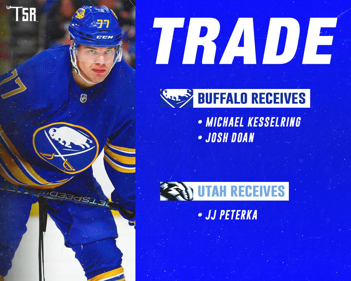 TheSabreReport's tweet image. 🚨TRADE🚨

JJ Peterka has been dealt to Utah