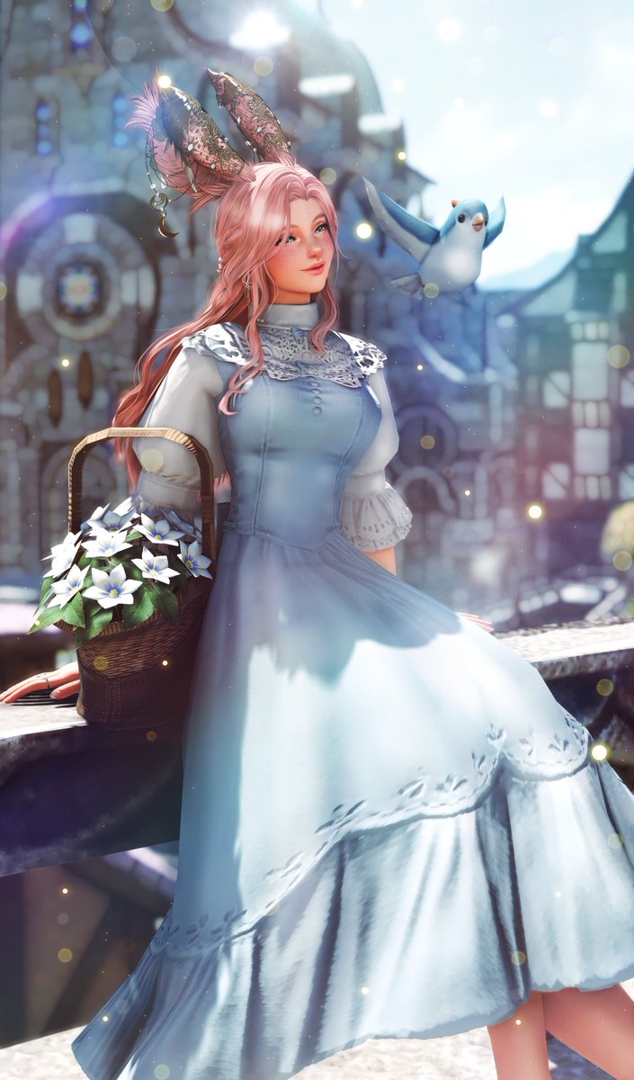 julietteffxiv's tweet image. Taking a little break until Juliette's birthday this weekend! Really wanted to gpose this dress though! It's so pretty! ✨

#julietteffxiv #whimwed
