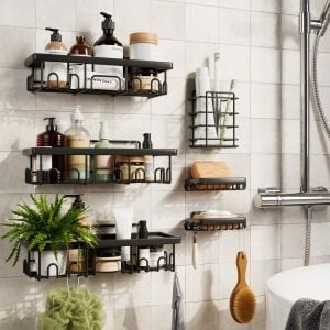MomsChoiceAward's tweet image. Declutter your bathroom in style 🛁✨ The Veken Stainless Steel Shower Caddy 6-Pack offers no-drill, rustproof storage with a modern touch. Just peel, stick, and organize! 

Shop now: buff.ly/6UJ04Fs

#HomeEssentials #BathroomUpgrade #OrganizationHacks #Veken