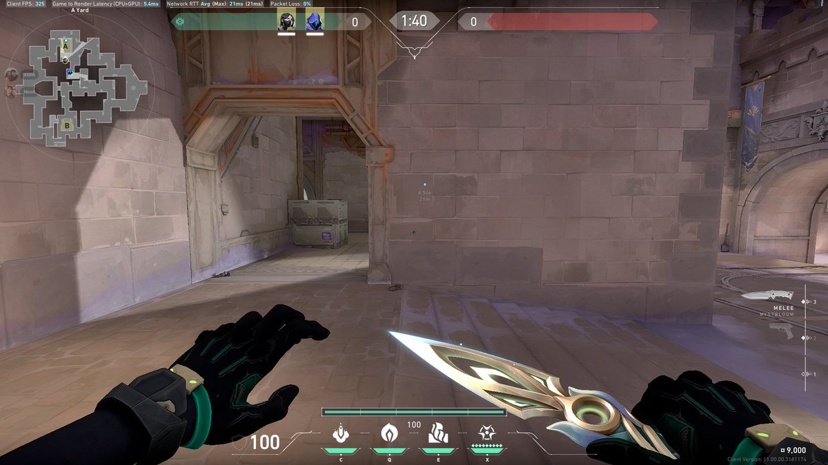 m_docx's tweet photo. am i late... valorant brought back the visible ping in sight when pinged using the mini map?! 😭 https://t.co/gPbhov6sIM