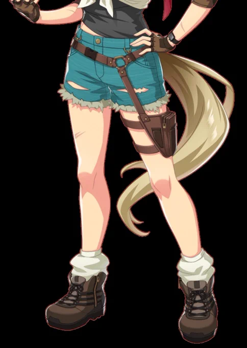 腰とふくらはぎのゴツさ、バチバチにエグい
