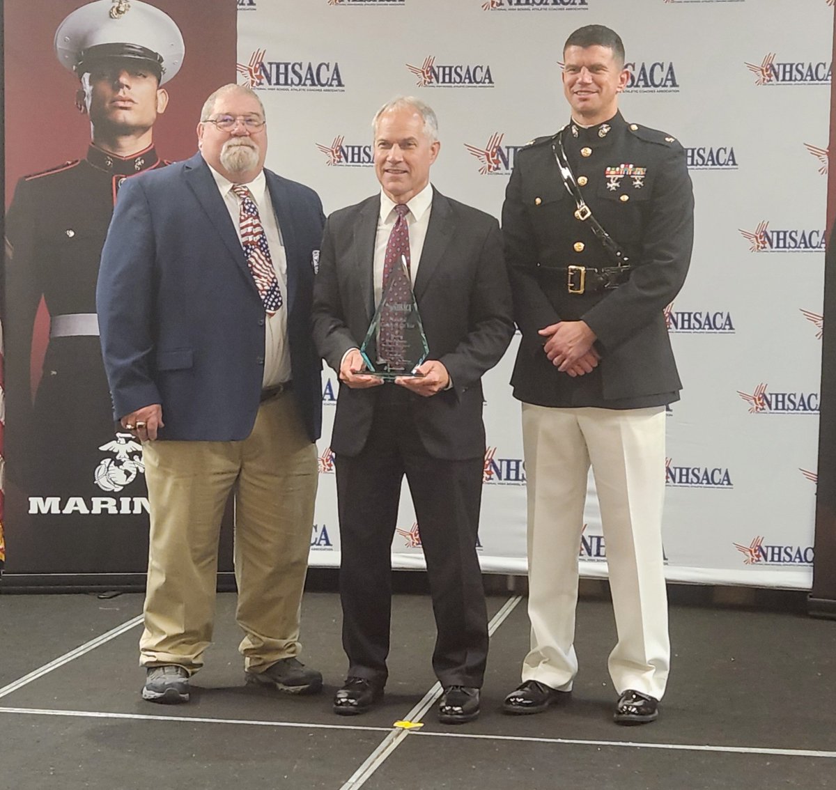 NebraskaCoach's tweet image. The 2025 @nhsaca National Coach of the Year for Wrestling: Alan Pakorny, Bennington - Congratulations!