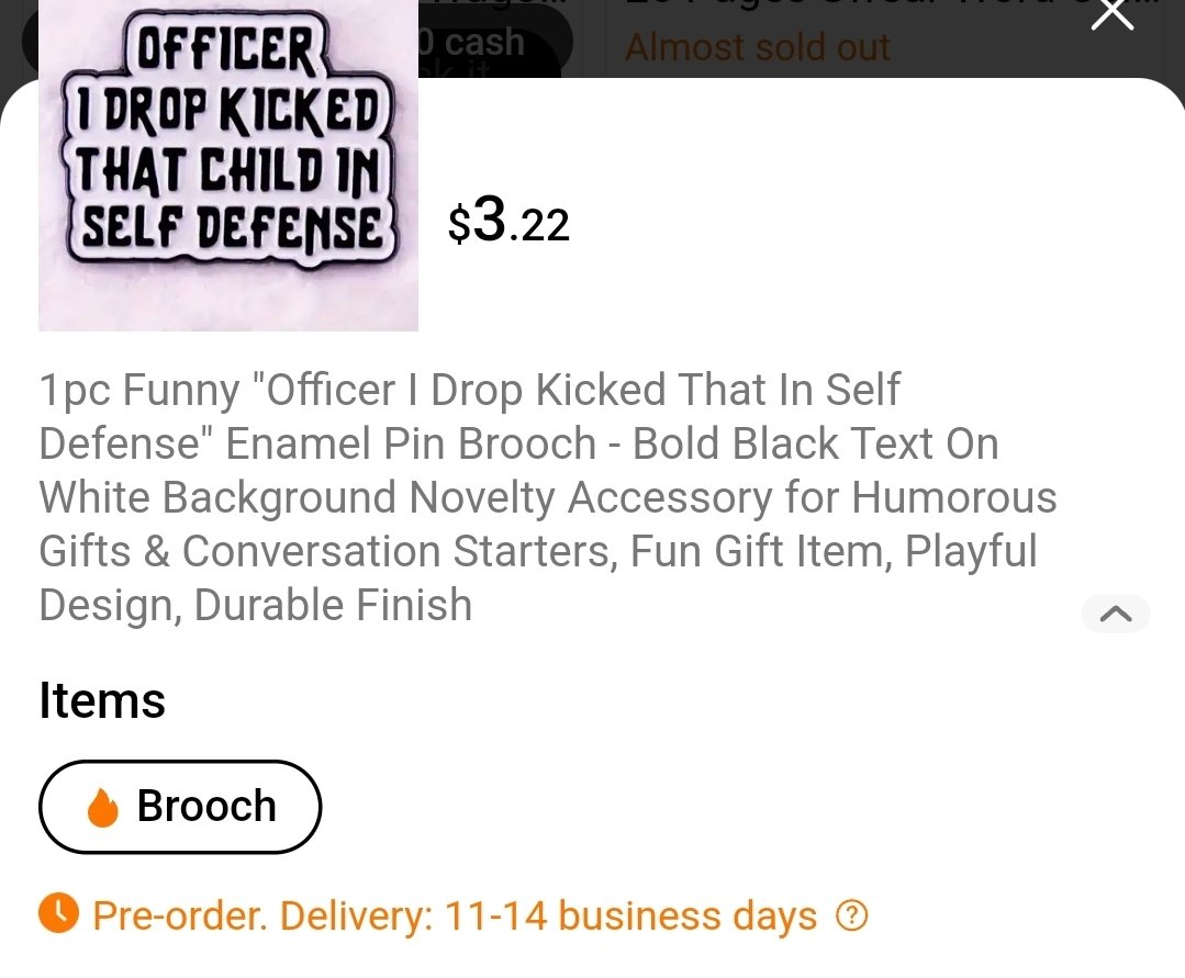 came across this on temu...and I'm not sure I'm liking them stealing the iconic quote from technoblade. 🥲

and no. I didn't order it. if an official one is made, I'll buy it. 🤭