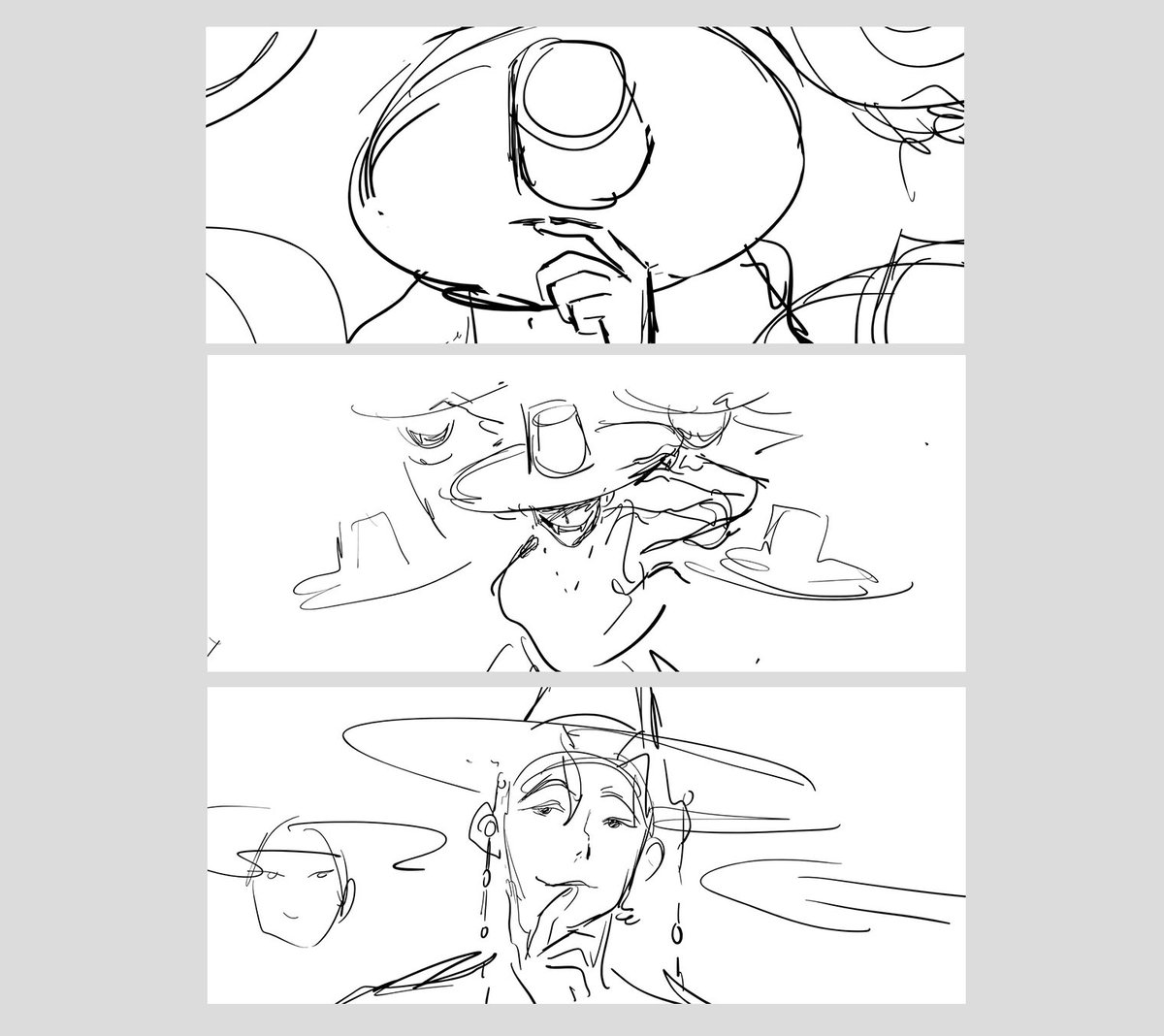 Hannahannac9t's tweet image. Here are some panels I worked on for an earlier version of the climax fight scene in #KPOPDEMONHUNTERS. Gima originally looked more like a monster, but I really liked how the final movie version turned out โ just a cool, simple mouth-shaped character.