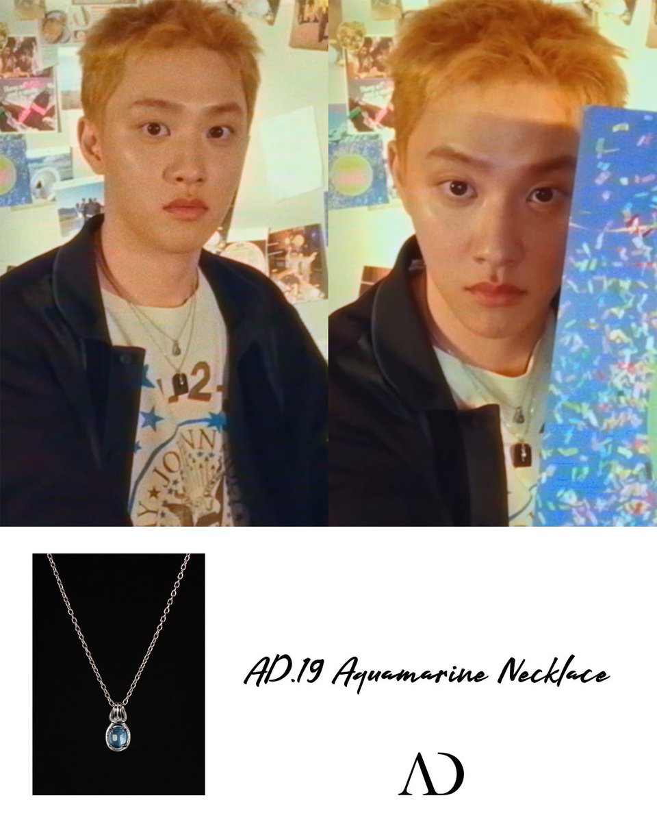 ADNEW_Official's tweet image. Thanks【ドギョンス様】
This is our exclusive line of product.
ADNEW公式商品着用
《AD.19 ADNEW Aquamarine Necklace》
WHO:#EXO/#エクソ/#엑소
D.O./#ディオ/#ドギョンス/#디오/#도경수
WHERE+VIA:'BLISS' Concept Film