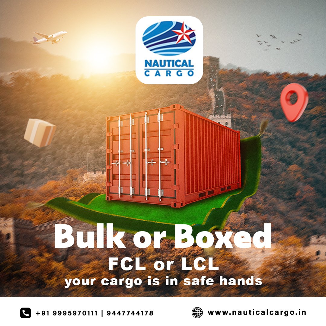 From pallets to planeloads, we deliver it all. 🌍Big or small, our FCL and LCL cargo services ensure your shipment arrives safely and on time. 📷#Logistics #FCL #LCL #Cargo #ShippingSolutions #nauticalcargo