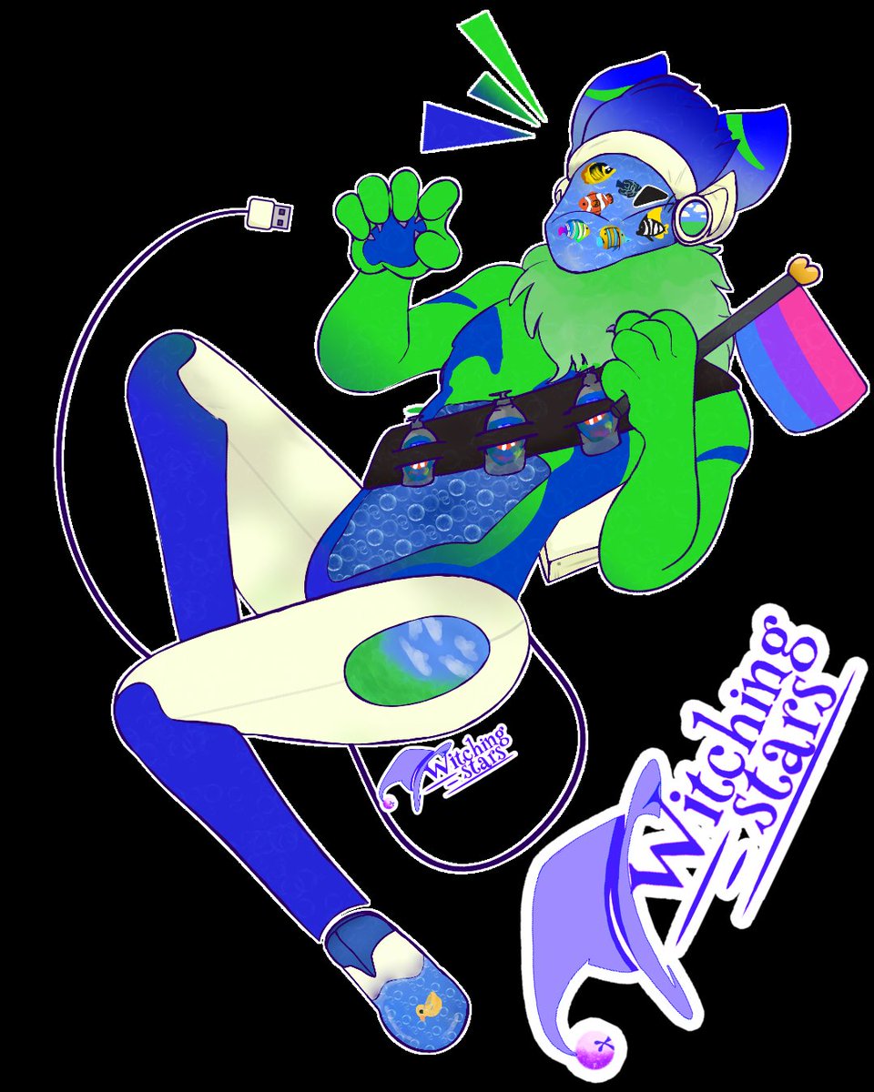 Witching_Stars's tweet photo. I DID A COMMISSION!?!?!?!
#witchingstars #furryart #commissionart #art #protogen #gay
=D I had so much fun!!! https://t.co/UAYVCJwTZO