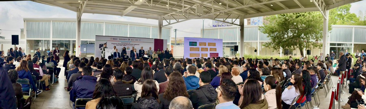 Hoy presentamos el Programa Nacional de Restauración Ambiental 2025–2030, durante la Cumbre por la Restauración de Ecosistemas en México, que se realiza en el Bosque de Chapultepec los días 25 y 26 de junio.
📰 gob.mx/semarnat/prens…
🧵1/7