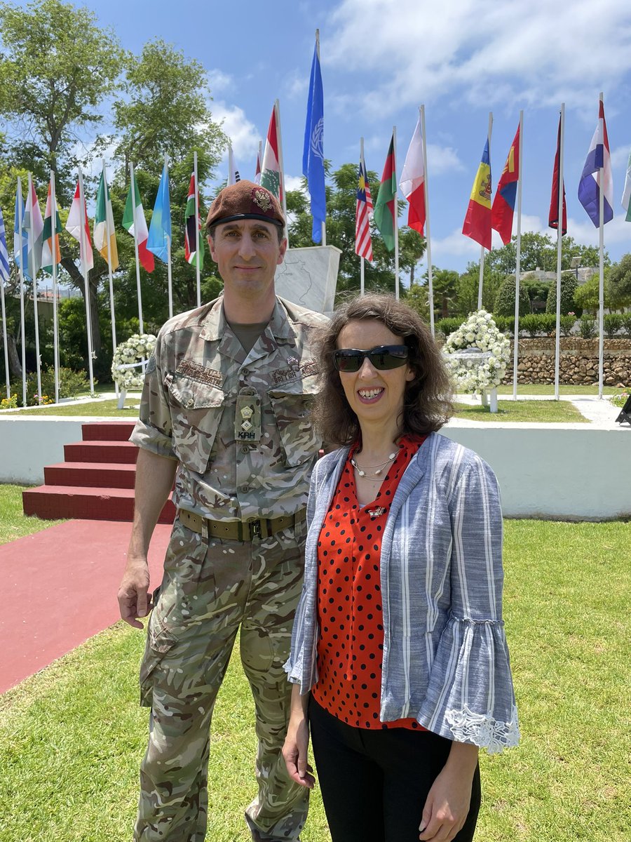 Proud to witness the Transfer of Authority ceremony the new <a href="/UNIFIL_/">UNIFIL</a> Force Commander and Head of Mission Maj Gen. Diodato Abagnara.  

UK reaffirms its support for UNIFIL in its crucial role to maintain security and stability in southern Lebanon and uphold implementation of 1701.
