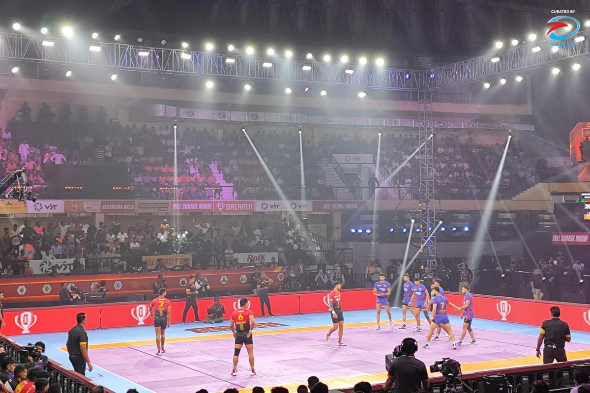 TheGSSports's tweet photo. Throwback to when we brought the #LePanga spirit to life! 🔥
From flawless operations ⚙️ to bold venue branding 🎯 — GS Sports made Pro Kabaddi shine on and off the mat! 🏟️🏆

#GSSports #ProKabaddi #VenueBranding #SportsExecution https://t.co/9jSFyuANC1