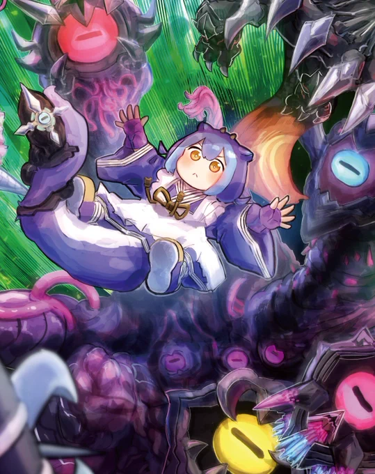 ミフトさん主催のOCGアンソロ「FULL DRAW!! '25」に寄稿させていただきましたので一部を公開! 一番好きなカードのラドリーと、一番好きなテーマのミュートリアを描きました!本を手に取って全体像も見てね! #FULLDRAW25