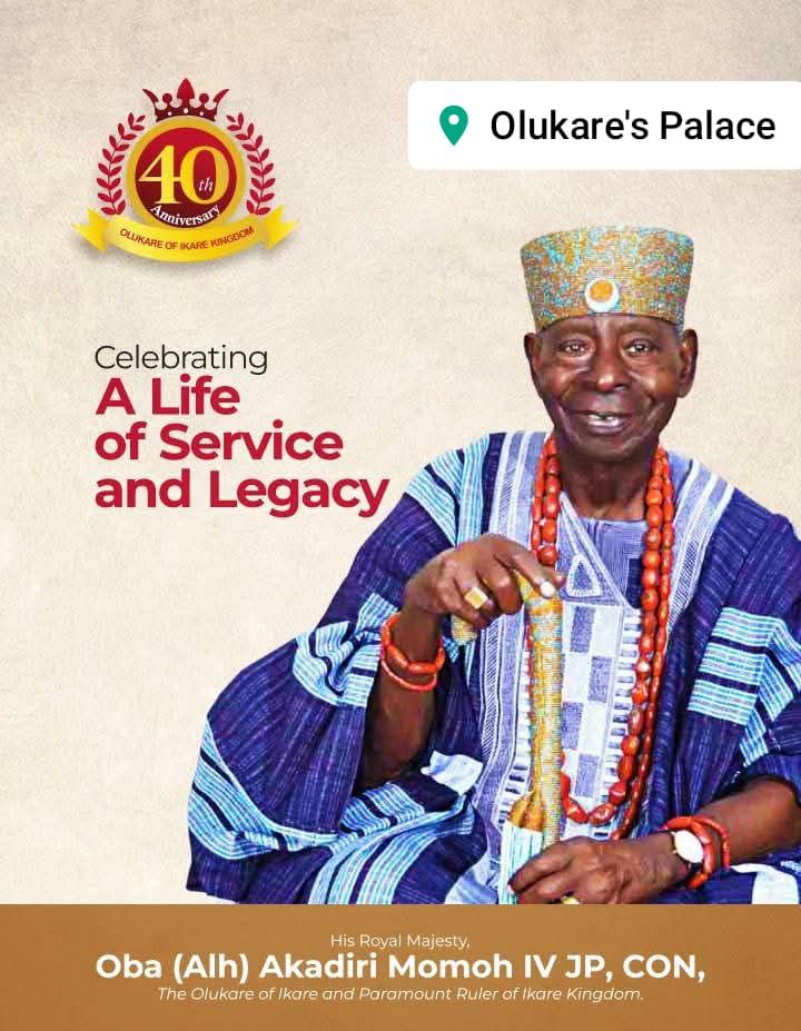 walemagic247's tweet photo. OLUKARE OF IKARE CELEBRATES 90TH BIRTHDAY 
Today, Ikare Akoko citizens worldwide rejoices as we celebrate our monarch not only revered for his title but deeply regarded in the Islamic region. https://t.co/yrRIWThnS1