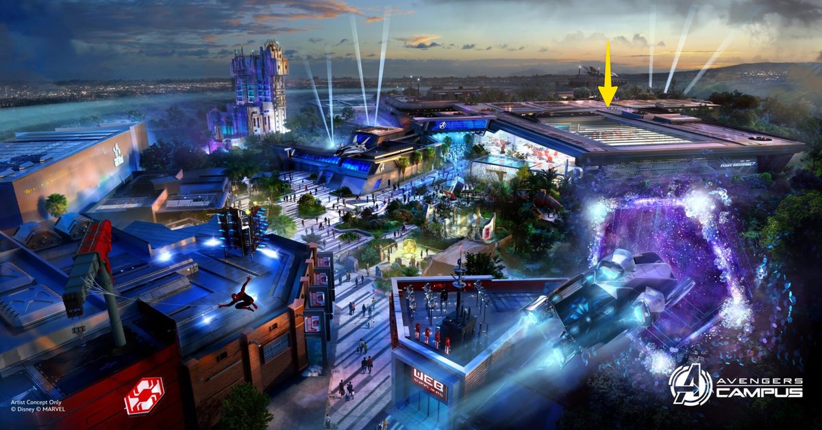 New: Disneyland has filed a building permit for the construction of a new one-story building within the new Avengers Campus area. Building #761 is labeled as an "Attraction Building" in previously filed permits. The work on the new attraction building will likely start after the