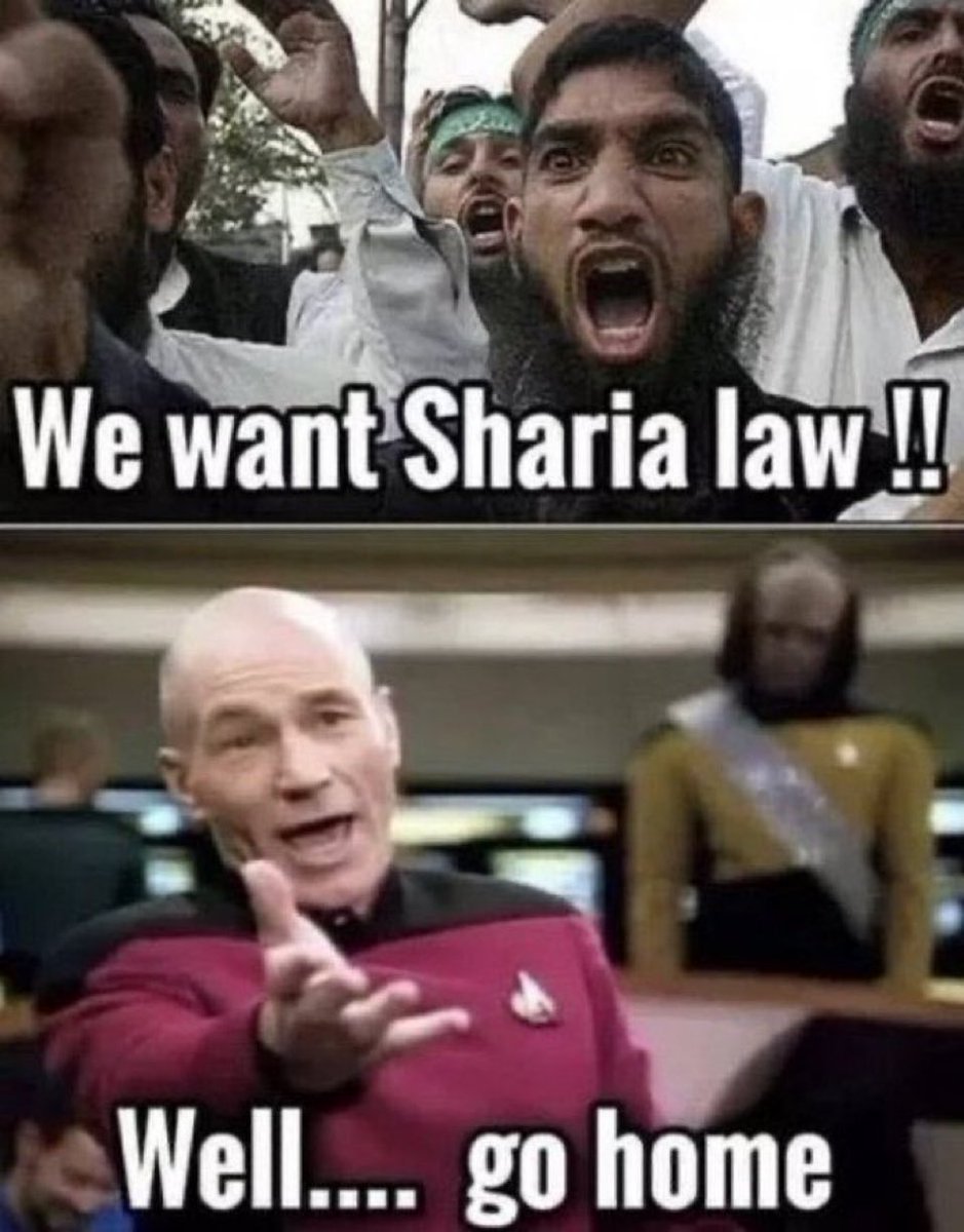 Want sharia law? Go home.