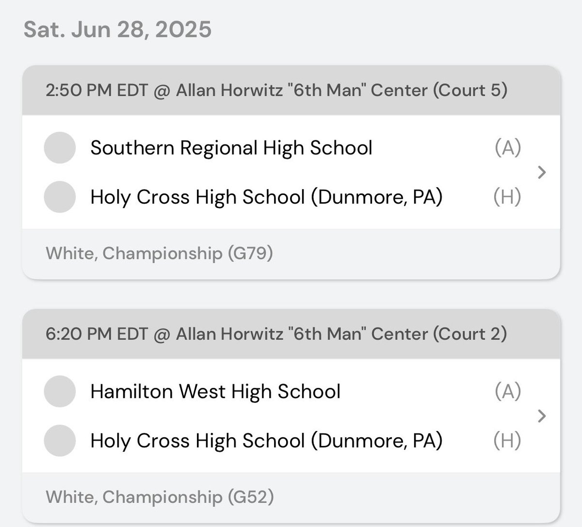 We will be heading back to Philly Live again this weekend! Here are our 2 games!