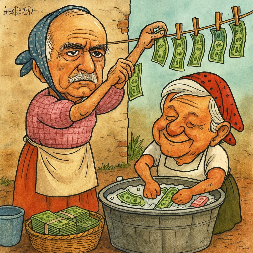 AlexBaks82's tweet image. &quot;Las Lavanderas&quot;
Lavando y secando ajeno...