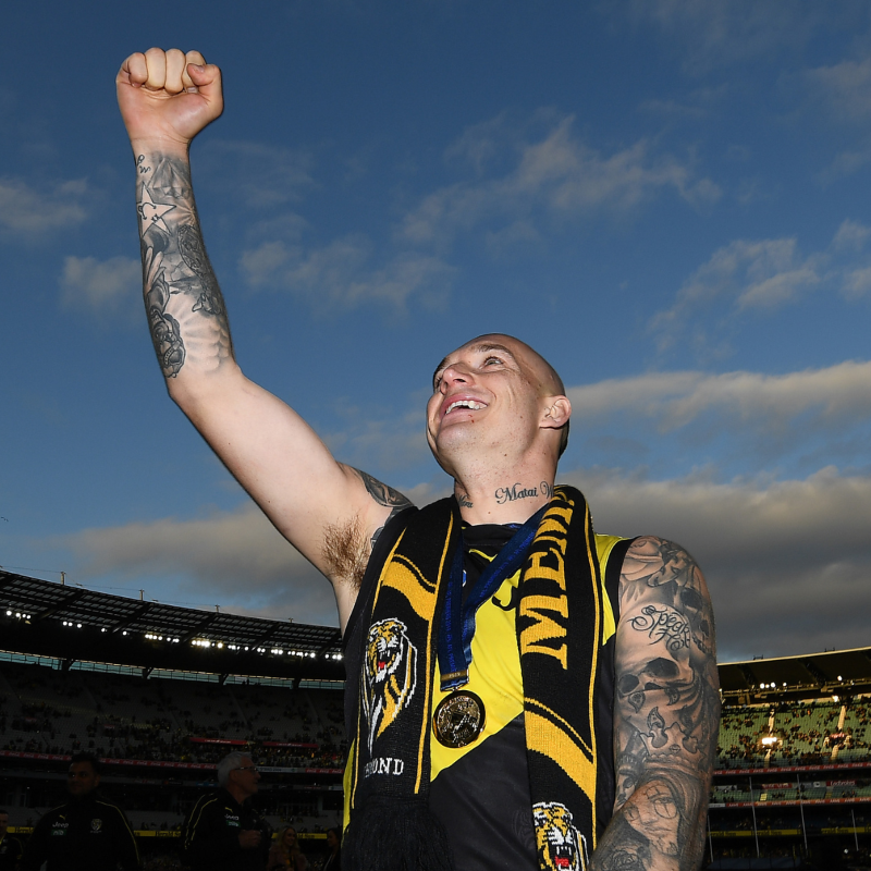 Richmond_FC's tweet photo. It's Dustin Martin's birthday, and what better way to celebrate than to rewind to his very own documentary?

Happy Birthday, Dusty! @DustinMartin4 🎂🥳