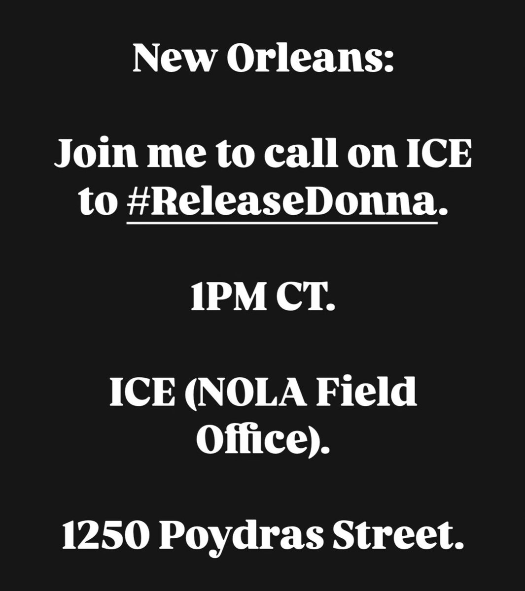 Tomorrow in New Orleans. 

Backstory: nola.com/news/politics/…