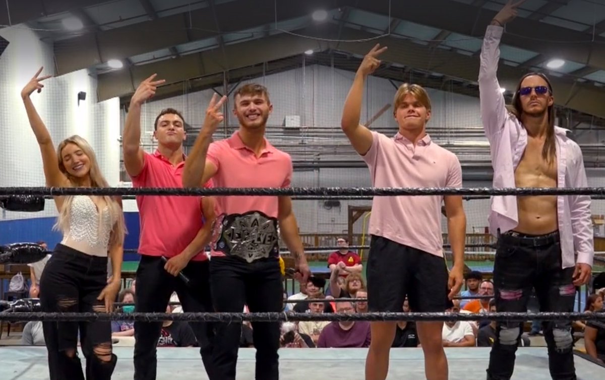 "When the dust settles, the ones who are standing tall, center stage running the whole damn show will be... The Vanity Project." ✌️✌️✌️✌️✌️

They run Evolve, and it's only a matter of time until they take over NXT. THE FUTURE. ✌️ #WWEEvolve