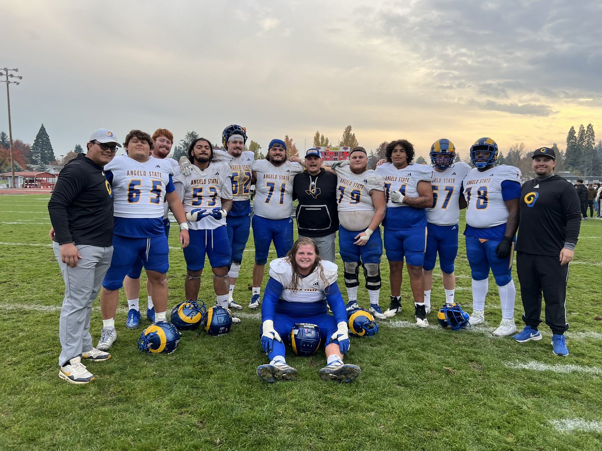 Thank you Angelo State University and Ram Football for an amazing three years. I have so much respect and love for the team that Coach Girsch has built over his tenure at ASU. As hard of a decision it is to say goodbye, my family and I are looking forward to what is next- cont.