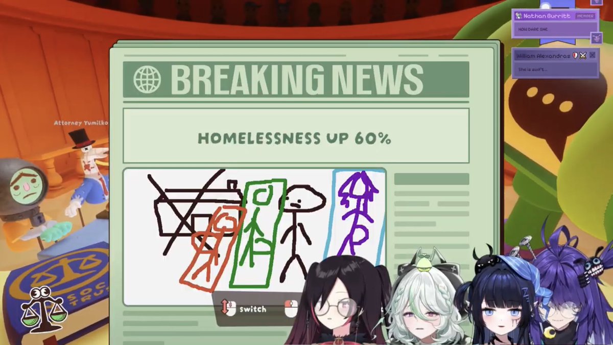 jirojuno's tweet image. #LiveDreaming #AlivenHaunting #YumiGoneLive #NOVAeREPORT

Thank you for the collab Lunalia, order may have been questionable in court with paper throwing &amp;amp; hammer dropping, but there certainly were plenty of hilarious moments. o7 to Merch-Sensei sealed in the thon- merch room.