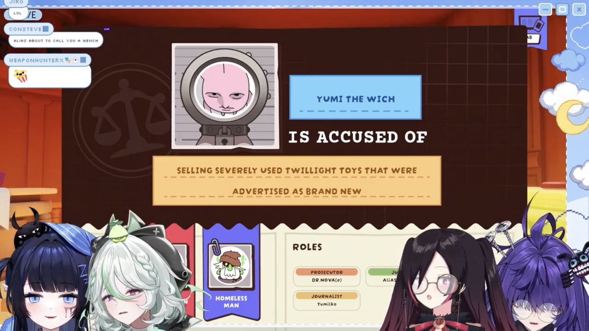 jirojuno's tweet image. #LiveDreaming #AlivenHaunting #YumiGoneLive #NOVAeREPORT

Thank you for the collab Lunalia, order may have been questionable in court with paper throwing &amp;amp; hammer dropping, but there certainly were plenty of hilarious moments. o7 to Merch-Sensei sealed in the thon- merch room.