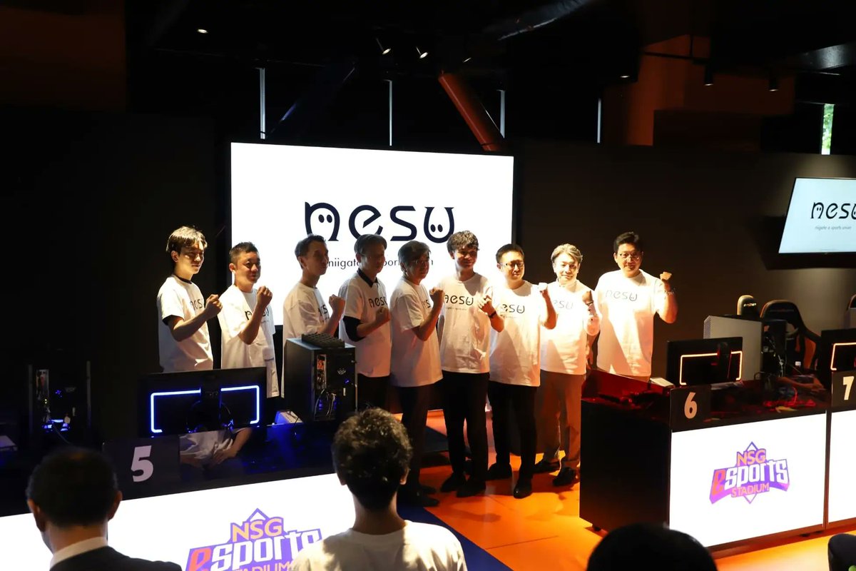 ncc_info's tweet photo. NCC学校長が「新潟県eスポーツ連合(NESU)」の理事に就任しました!
eスポーツで新潟をもっと元気に! 産学官連携で人材育成・大会開催・地域活性化を目指します🔥
設立総会ではeスポーツ科📷学生の白熱プレイも披露! #eスポーツ #新潟 #NCC #NESU #日本eスポーツ連合 #JeSU
ーーーーーー
次世代eスポーツ人材の育成拠点へ! 新潟県eスポーツ連合(NESU)発足、新潟コンピュータ専門学校 学校長が理事として参画 https://t.co/ybwMXz8IHs…