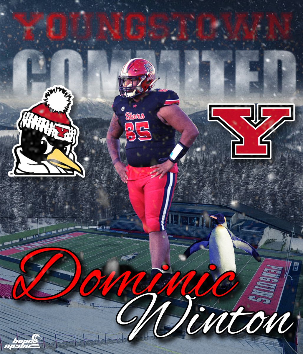 Dominic Winton (@dominicwinton26) on Twitter photo After talking with my family and coaches and praying about it. I am 1000% committed to <a href="/ysufootball/">Youngstown State Football</a> . Thank you <a href="/Coach_Haneline/">John Haneline</a> <a href="/CoachTPhillips/">Tom Phillips</a> for blessing me with this opportunity. Can't wait for the cold front. #GoGuins Thank you to <a href="/CentennialhsOH/">Centennial HS Football (OH)</a> <a href="/CoachBFort/">Brandon Fort</a> for helping me After talking with my family and coaches and praying about it. I am 1000% committed to <a href="/ysufootball/">Youngstown State Football</a> . Thank you <a href="/Coach_Haneline/">John Haneline</a> <a href="/CoachTPhillips/">Tom Phillips</a> for blessing me with this opportunity. Can't wait for the cold front. #GoGuins Thank you to <a href="/CentennialhsOH/">Centennial HS Football (OH)</a> <a href="/CoachBFort/">Brandon Fort</a> for helping me