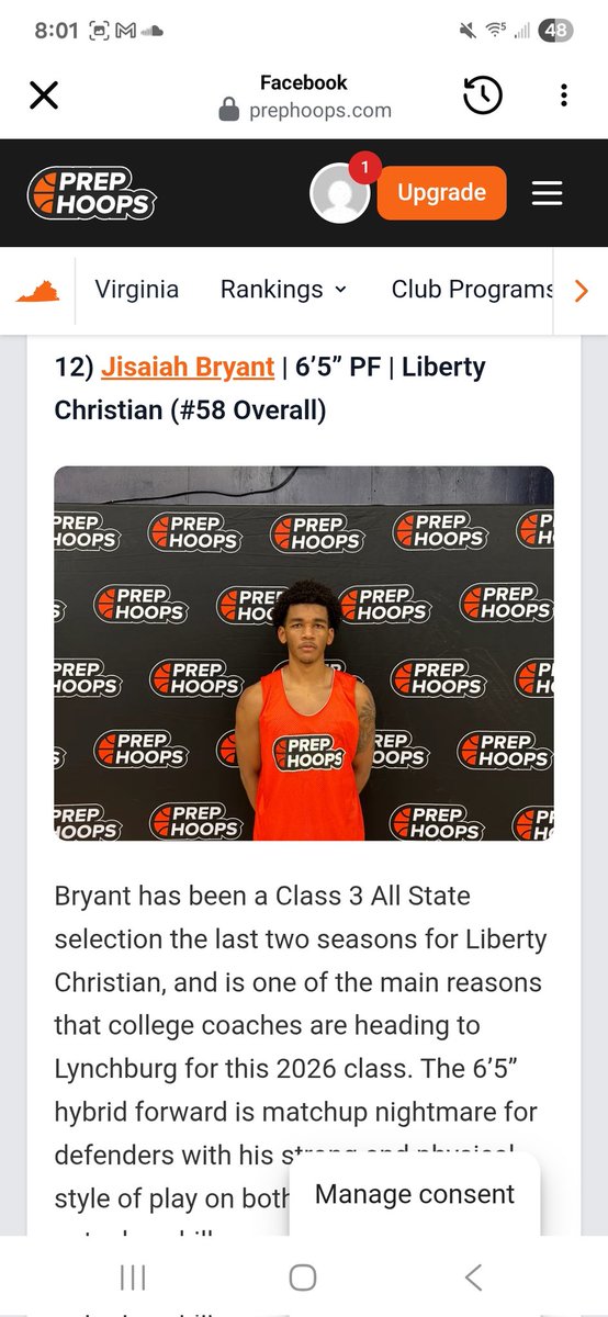 LCACoachKlein's tweet image. Updated 2026 Rankings: Forwards &apos;26 @jisaiahbryant

@LCA_BoysBB #TeamTogether #TouchTheLine 

prephoops.com/2025/06/update…