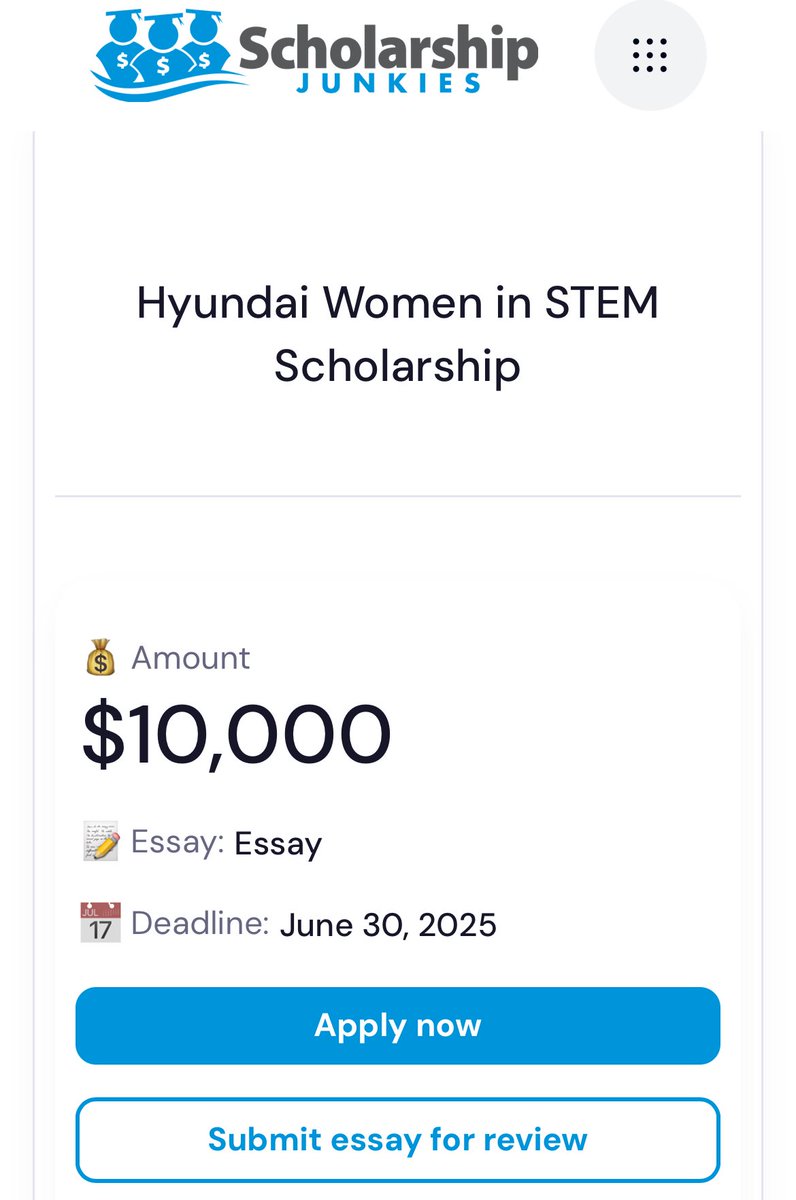 Scholarship Junkies tweet media