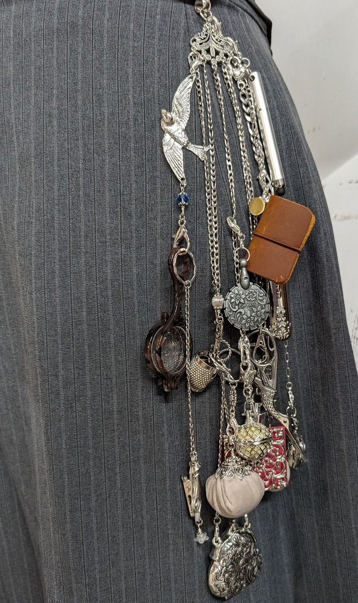 Hot take: bag charms are the modern equivalent of chatelaines