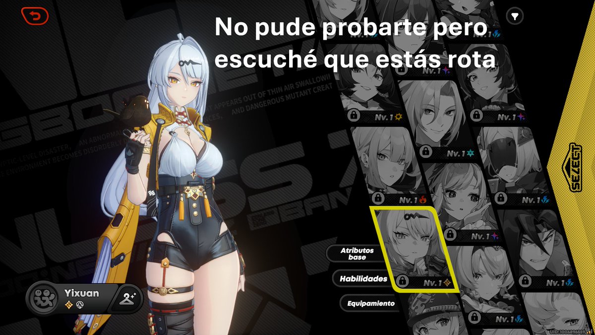 Kepler2527's tweet photo. ¡¡¡MI MOMENTO HA LLEGADO!!!

Inicié a jugar Zenless Zone Zero hace 9 días con solo un propósito: conseguir a mi diosa Caesar King 🛐🔥.

Hoy temprano pude haber tirado por Astra o Yixuan pero no, inicié en este juego por la tomboy y por la tomboy tiraré 🗿🗣🔥

#ZenlessZoneZero