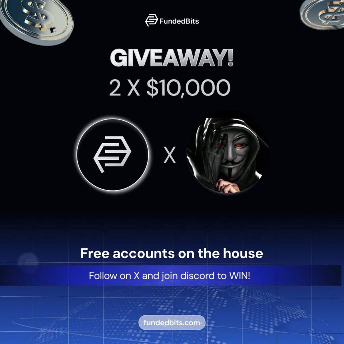 MAHDEE (@mahdi_kabiru) on Twitter photo 🎉 Funded Bits Giveaway Alert!
Your shot at getting funded starts now — don’t miss out!
Rules to Qualify:
📍 Follow:
<a href="/fundedbits/">Funded Bits</a>
<a href="/Mahdi_kabiru/">MAHDEE</a>
@Gra_pips
📍 Like and Repost
📍 Tag 3 friends in the comments
📍 Join our Discord: discord.gg/dDj9mBKZnT
Also follow:
<a href="/alaminmisau/">Al'amin Ibrahim</a> 🎉 Funded Bits Giveaway Alert!
Your shot at getting funded starts now — don’t miss out!
Rules to Qualify:
📍 Follow:
<a href="/fundedbits/">Funded Bits</a>
<a href="/Mahdi_kabiru/">MAHDEE</a>
@Gra_pips
📍 Like and Repost
📍 Tag 3 friends in the comments
📍 Join our Discord: discord.gg/dDj9mBKZnT
Also follow:
<a href="/alaminmisau/">Al'amin Ibrahim</a>