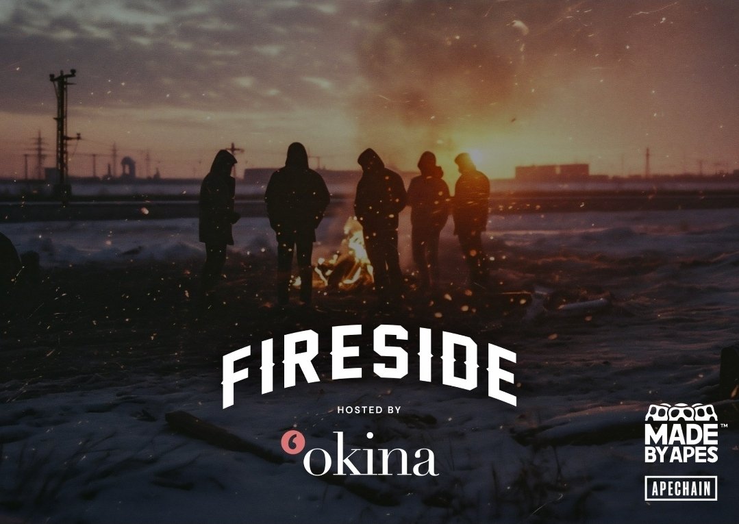 <a href="/Stzyapegang/">STZY APE GANG</a>  <a href="/HMN5_NFT/">HMN5_NFT</a> <a href="/okinalabs/">OKINA LABS</a> 
Friday we will be hosting our Fireside Chat with <a href="/BryanVeeApe/">Bryan Vee 🍌</a> and <a href="/LitBunny85/">Lit Bunny</a>.  Join us at 3:00 PM EDT to discuss ongoing projects and reveal another Steezy Ape Gang Genesis this week.  <a href="/BryanVeeApe/">Bryan Vee 🍌</a> will also be trading ICON during the chat.