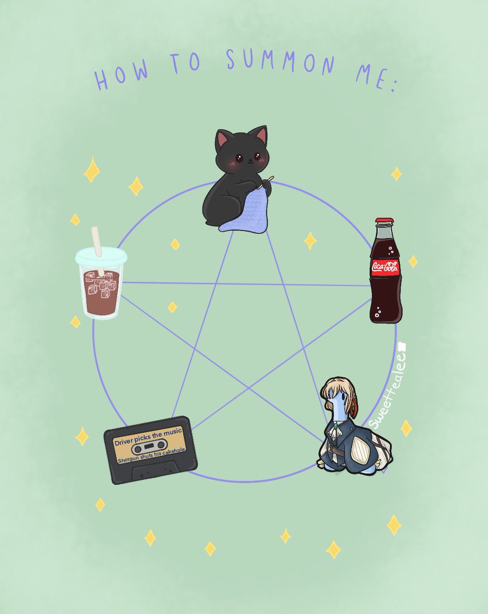 IsssaLEE_'s tweet image. I saw something similar and wanted to make my own 🙂‍↕️ 

✨ How to summon me ✨