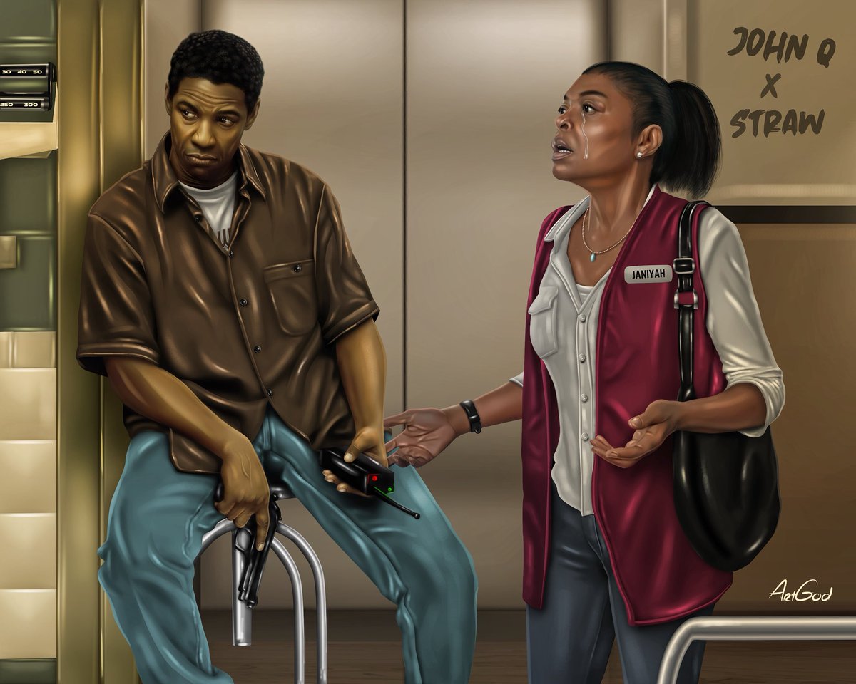 John Q x Straw
Art 🖼️ by me 
Canvas prints: darealicon.com 

#johnq #straw #explorepage #art