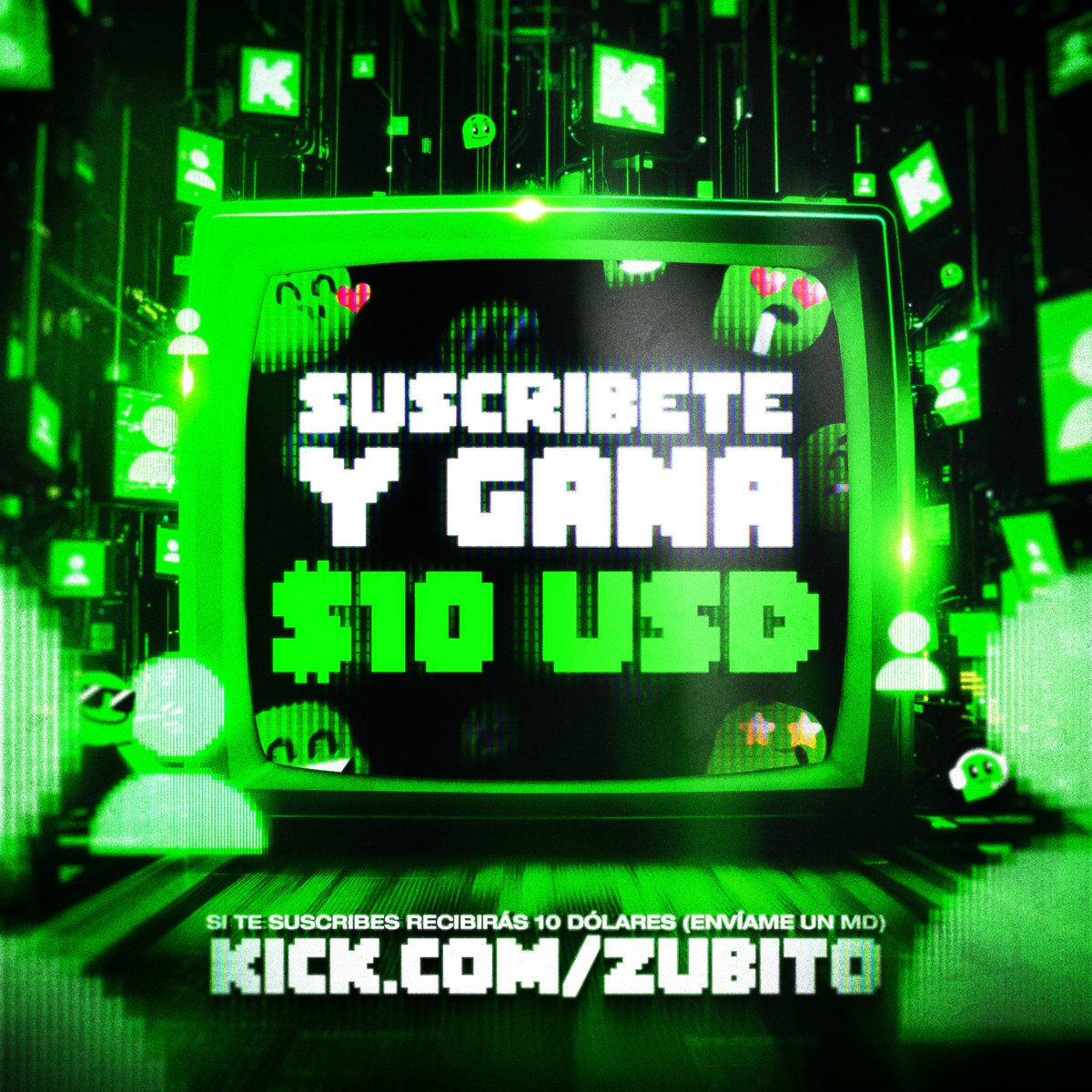 1000 V-Bucks Giveaway X1 Winner!!!! 

  How to enter: 
•Follow <a href="/zubitooo/">ElZubito</a>
•Retweet
•Follow zubito on kick.com/zubito 

Giveaway ends in 3 hours! 
 🍀Good luck to everybody🍀